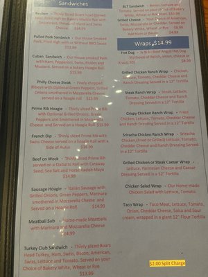 Menu photo 6 Grumpy Gators Bar & Grill Homosassa, FL