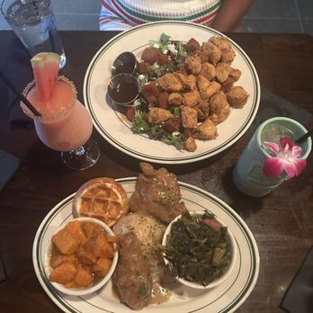 Taste Kitchen Bar - Taste of Soul Chicken and waffles salad - Breakfast & Brunch Near Me - Houston, Texas Taste Kitchen Bar - Taste of Soul Chicken and waffles salad - Breakfast & Brunch Near Me - Houston, Texas