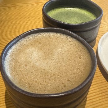 Tendon Kohaku - Houjicha Latte and O-matcha - Japanese Near Me - Bellevue, Washington