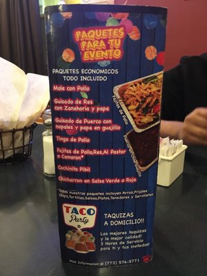 Menu photo 1 Don Pepe Chicago, IL