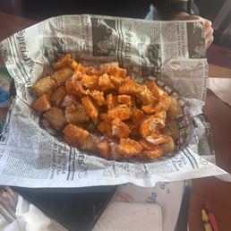 Buffalo chicken totchos Buffalo chicken totchos