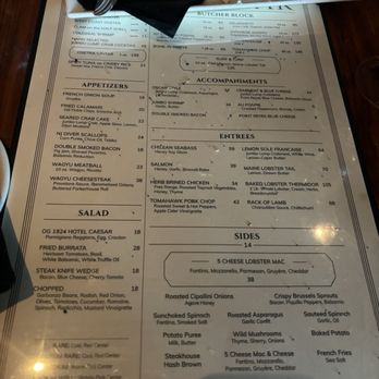 Ocean Steak - Menu - Steakhouses Near Me - Atlantic City, New Jersey Ocean Steak - Menu - Steakhouses Near Me - Atlantic City, New Jersey