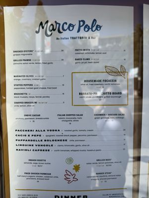 Menu photo 8 Marco Polo Trattoria Los Angeles, CA Menu photo 8 Marco Polo Trattoria Los Angeles, CA