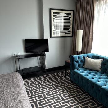 The Fitzwilliam Hotel Belfast - Our room had a long comfortable sofa - Hotels Near Me - Belfast, BFS