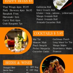 Bangkok Kitchen - Happy Hour Menu