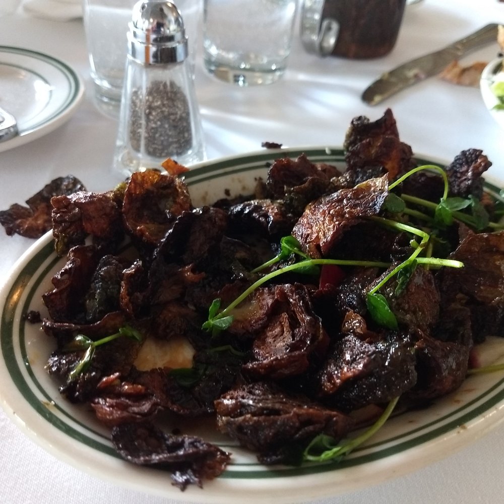 Barringer's Restaurant - burnt brussels - Steakhouses Near Me - Fish Creek, Wisconsin