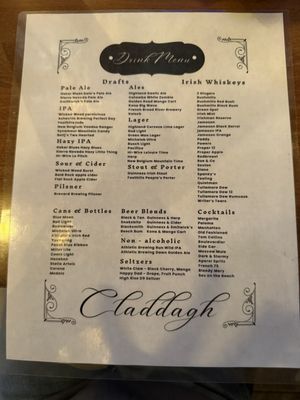 Menu photo 2 Claddagh Restaurant And Pub Asheville, NC