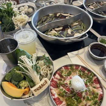 Mokkoji Shabu Shabu - sukiyaki, Toro "Fatty Belly" 10pc, yuzu lemonade - Hot Pot Near Me - Cypress, California Mokkoji Shabu Shabu - sukiyaki, Toro "Fatty Belly" 10pc, yuzu lemonade - Hot Pot Near Me - Cypress, California