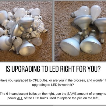 Vibrant Smart Home - Vibrant Service replaced my lights with LED. The left pile are all my bulbs. The right pile used the same amount of energy as ALL the LED's! - Lighting Fixtures & Equipment Near Me - Salt Lake City, Utah Vibrant Smart Home - Vibrant Service replaced my lights with LED. The left pile are all my bulbs. The right pile used the same amount of energy as ALL the LED's! - Lighting Fixtures & Equipment Near Me - Salt Lake City, Utah