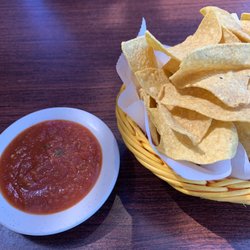 Fiesta Cancun - Chips and homemade salsa.