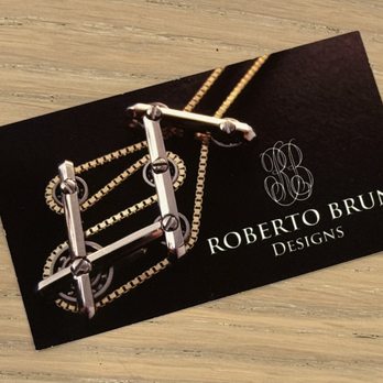Brun Goldsmith Roberto - The business card he gave me with an example of the type of work he creates. - Jewelry Near Me - San Juan Capistrano, California Brun Goldsmith Roberto - The business card he gave me with an example of the type of work he creates. - Jewelry Near Me - San Juan Capistrano, California