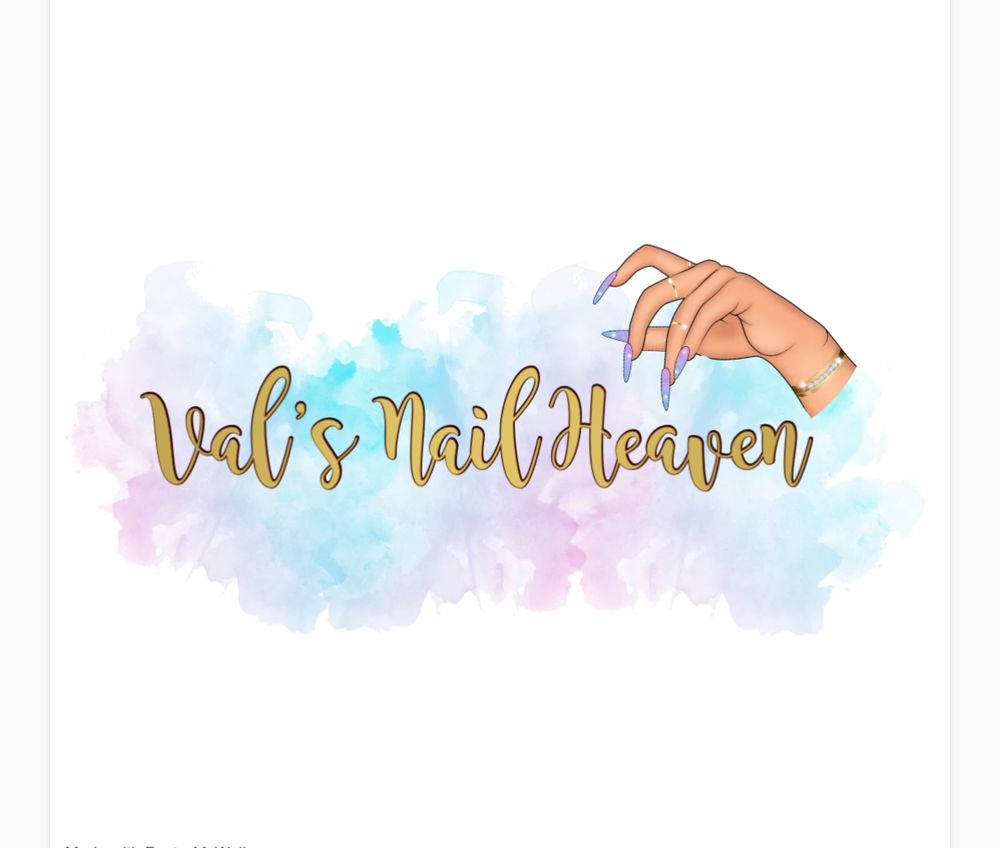 Val’s Nail Heaven Logo
