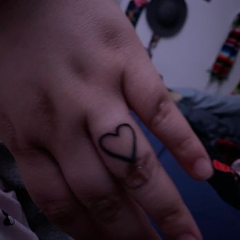 Silva's Tattooing - Heart tattoo. I think it's kind of uneven? - Tattoo Near Me - Sunnyvale, California