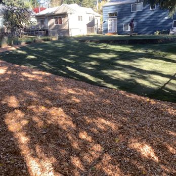 Van's Landscape - *After Landscape* Sod installation, retaining wall, dirt leveling, playground chip - Landscaping Near Me