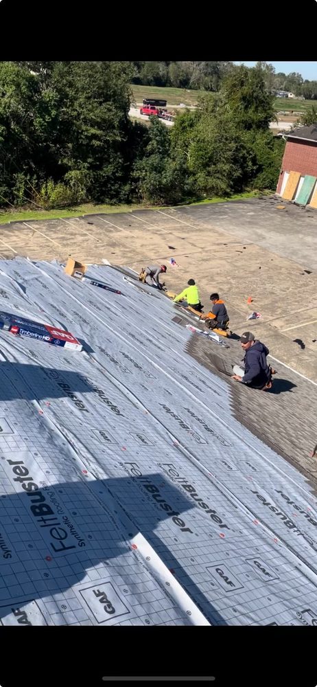 Slide of Freedom Professional Roofing