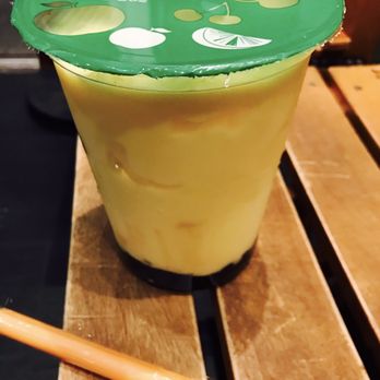 Class 302 Cafe - Mango flavor with boba. Large. - Taiwanese Near Me - Cerritos, California Class 302 Cafe - Mango flavor with boba. Large. - Taiwanese Near Me - Cerritos, California