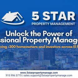 5 Star Property Management - Reliable solutions
for effortless property management
built on trust, clear communication, and excellence.