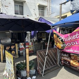 Food stall outside LAX-C