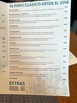 Menu photo 3 Escama El Sauzal, BCN Menu photo 3 Escama El Sauzal, BCN