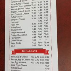 Windsor Country Mart - Menu