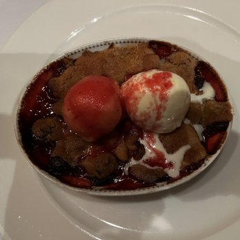 Vincent's On Camelback - Strawberry cobbler - French Near Me - Phoenix, Arizona Vincent's On Camelback - Strawberry cobbler - French Near Me - Phoenix, Arizona