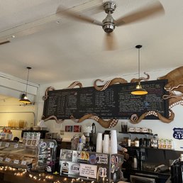 menus on the wall