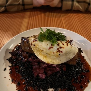 Tinker Street - Korean inspired roast pork belly with forbidden rice and a duck egg! - Wine Bars Near Me - Indianapolis, Indiana Tinker Street - Korean inspired roast pork belly with forbidden rice and a duck egg! - Wine Bars Near Me - Indianapolis, Indiana