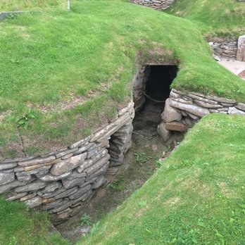 Skara Brae - Walkway between dwellings - Landmarks & Historical Buildings Near Me - Stromness, ORK