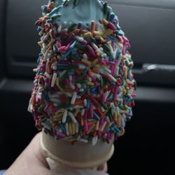 Legen-Dairy Whip - Crybaby blue medium cone w/sprinkles