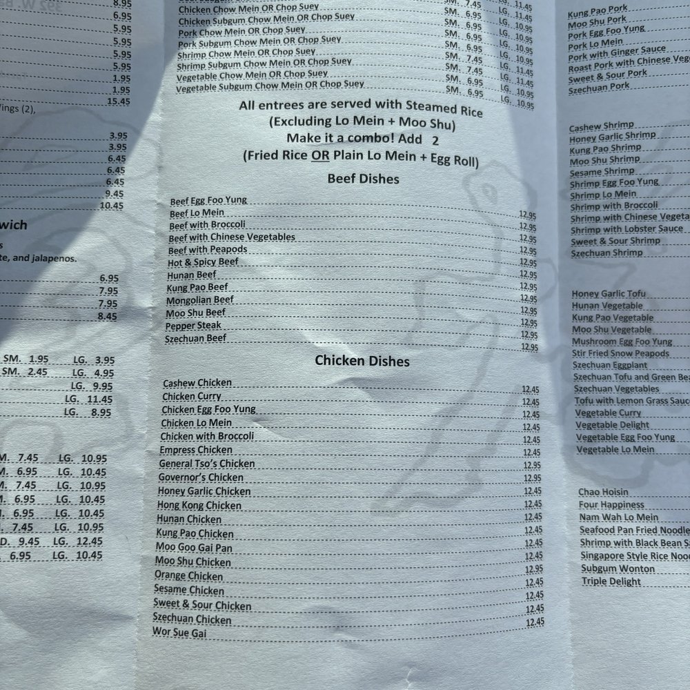 Nam Wah Chinese Vietnamese - Menu 08/24 - Chinese Near Me - Berea, Ohio