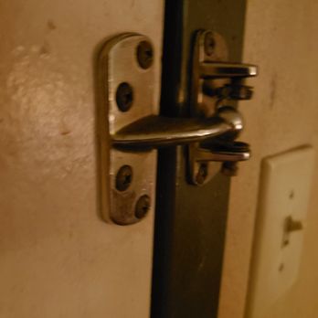 GuestHouse St. Joseph - Missing flip lock. Also, door sags so the deadbolt is unusable. Cannot lock your door in room 229 - Hotels Near Me - St. Joseph, Missouri GuestHouse St. Joseph - Missing flip lock. Also, door sags so the deadbolt is unusable. Cannot lock your door in room 229 - Hotels Near Me - St. Joseph, Missouri