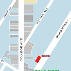 Green Copy - Map that shows you how close it is to Blick, where many CCA students go...