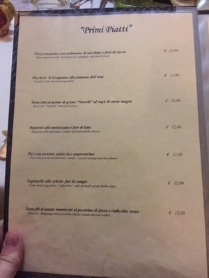 Menu photo 5 Osteria del Sole Capannoli, PI Menu photo 5 Osteria del Sole Capannoli, PI
