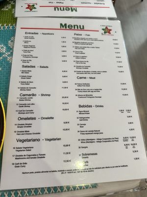 Menu photo 1 A Nova Estrela Cascais, 11