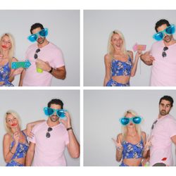 Central Jersey Photo Booths - A sample photo taken with our new open style booth.