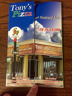 Tony's Pizza by null