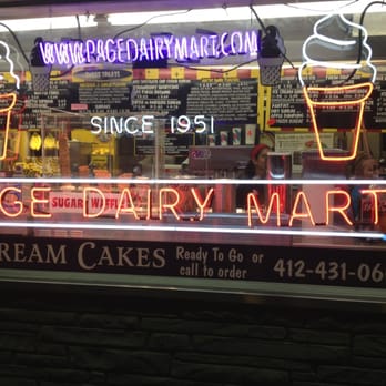 Page's - Ice Cream & Frozen Yogurt Near Me - Pittsburgh, Pennsylvania