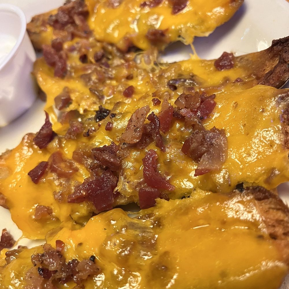 Texas Roadhouse - Loaded Tater Skins : there were 6 of these yummies - Steakhouses Near Me - Austin, Texas Texas Roadhouse - Loaded Tater Skins : there were 6 of these yummies - Steakhouses Near Me - Austin, Texas
