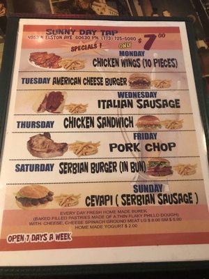 Menu photo 1 Sunnyday Tap Chicago, IL
