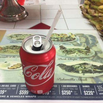 Cacique Restaurant - Coca-Cola not as potent as cafe cubano, but I drink both. It just depends on my mood - Cuban Near Me - Miami, Florida Cacique Restaurant - Coca-Cola not as potent as cafe cubano, but I drink both. It just depends on my mood - Cuban Near Me - Miami, Florida