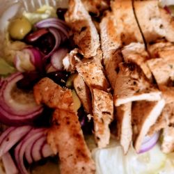 Mimmo's - My weekly salad with grilled chicken and Avacodo!
