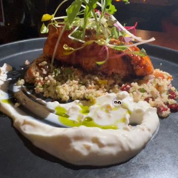 Gypsy Kitchen DC - Salmon main dish - Tapas/Small Plates Near Me - Washington, DC, District of Columbia