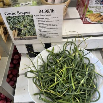 Hiller's Sweet Corn Farm - Garlic Scapes - Farmers Market Near Me - Burt, New York Hiller's Sweet Corn Farm - Garlic Scapes - Farmers Market Near Me - Burt, New York