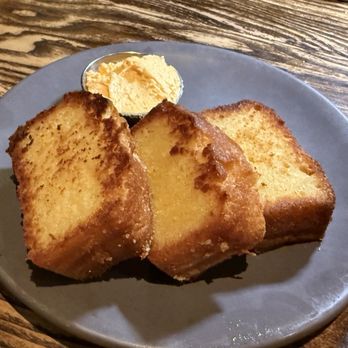 Market Tavern - Griddled Cornbread - Consistently heavenly DELISH! LOVE the spread too, but bread is very oily lately. - New American Near Me - Stockton, California