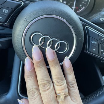 Elegant Nail Salon - Pink with Gold speckles - Nail Salons Near Me - Oakland, California