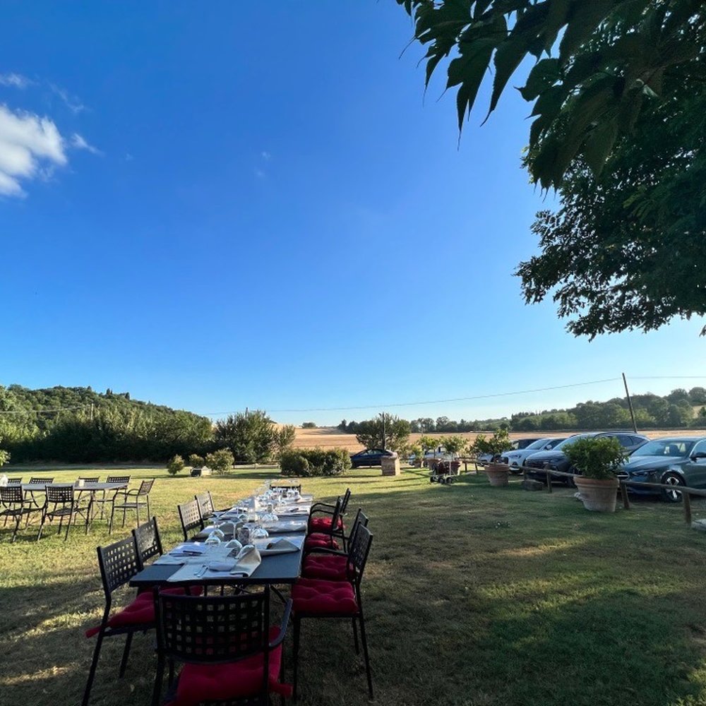 Le Pietre Vive - View from outdoor table - Italian Near Me - Castelnuovo Berardenga, SI Le Pietre Vive - View from outdoor table - Italian Near Me - Castelnuovo Berardenga, SI