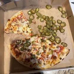 Riverside Pizza - After I pulled off the jalapeños to eat what's left