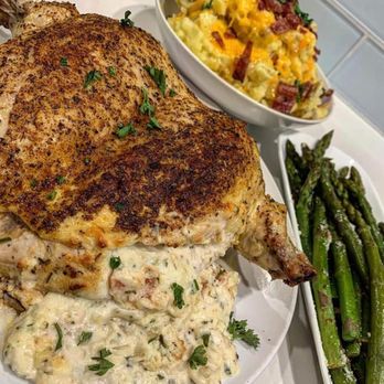 Turkey Leg Shack - a side of green beans and mashed potatoes - Food Trucks Near Me - Waco, Texas Turkey Leg Shack - a side of green beans and mashed potatoes - Food Trucks Near Me - Waco, Texas