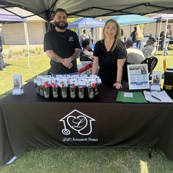 LLC Home Care - Local vendor fair. CEO Lindsey & Tyson - Home Health Care Near Me - Merced, California