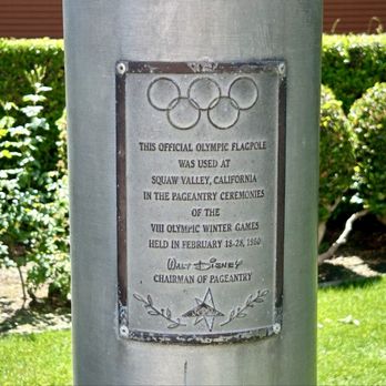 Walt Disney Studios - Flagpole used in the 1960 Olympic Winter Games - Video/Film Production Near Me - Burbank, California Walt Disney Studios - Flagpole used in the 1960 Olympic Winter Games - Video/Film Production Near Me - Burbank, California